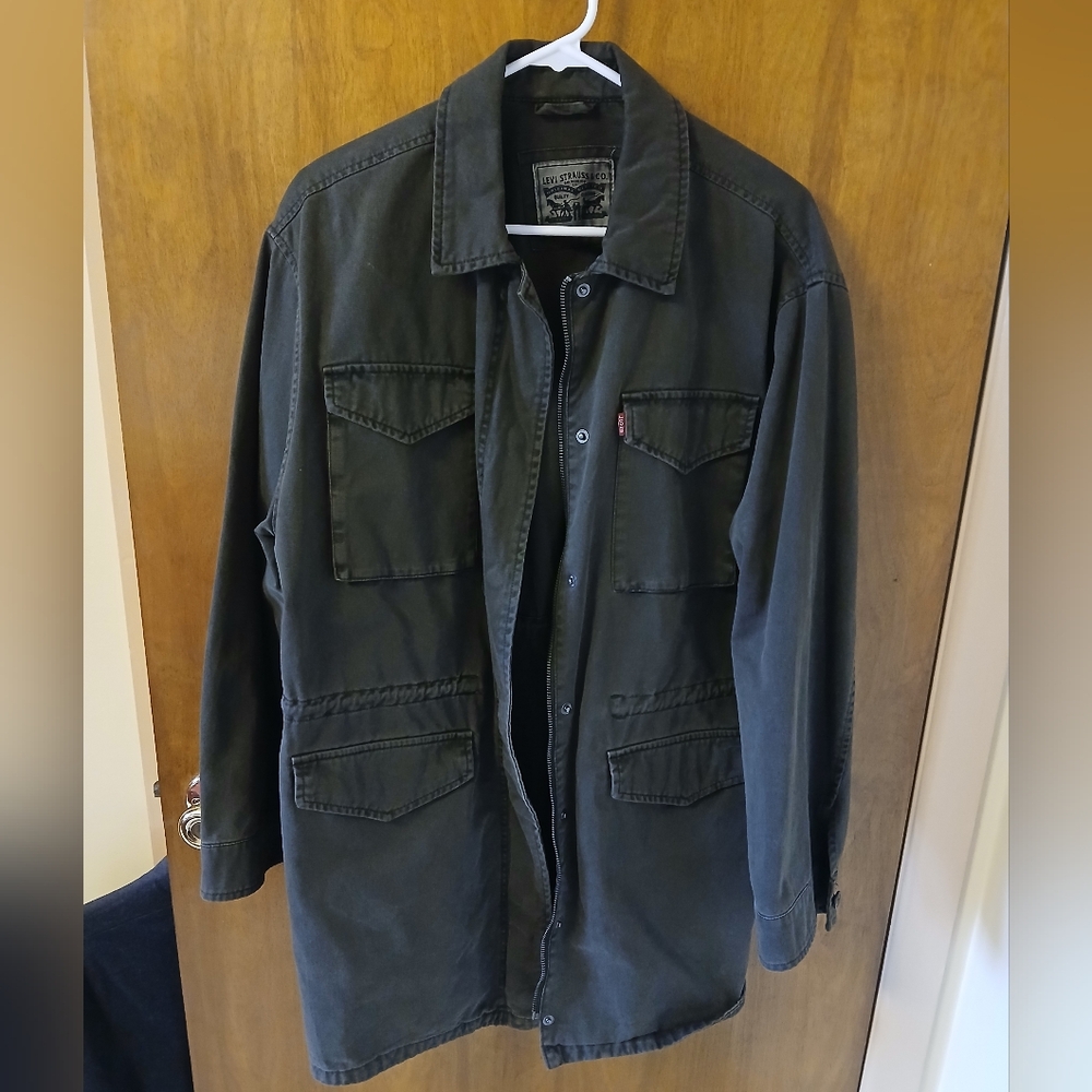 Levi Denim Womens Long Jacket